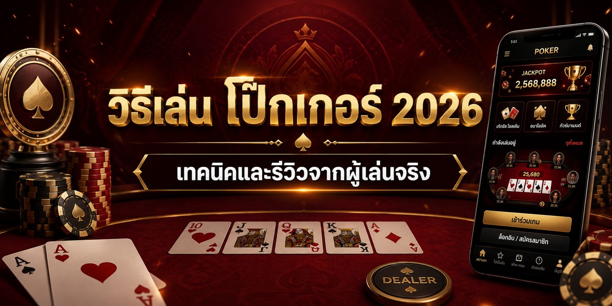 วิธีเล่น โป๊กเกอร์ เทคนิคและรีวิวจากผู้เล่นจริง