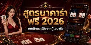 สูตรบาคาร่า ฟรี เทคนิคและรีวิวจากผู้เล่นจริง